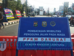 PPKM Darurat Level 4 Diperpanjang? Ini Kata Pemkot Bandar Lampung