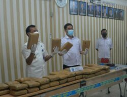 Warga Binaan Lapas Kalianda Kendalikan Narkoba 52 Kg Ganja Kering
