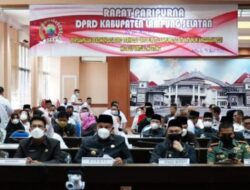 DPRD Lamsel Gelar Paripurna LKPJ Bupati