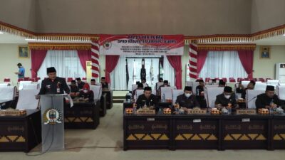 DPRD Lamsel Gelar Paripurna Penyampaian Raperda Pencegahan Narkotika