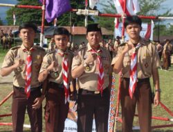 Sekda Lambar Pimpin Apel Hari Pramuka