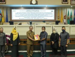Ketua DPRD Provinsi Lampung Terima Perubahan PAS APBD dan KUA PPAS Tahun 2023
