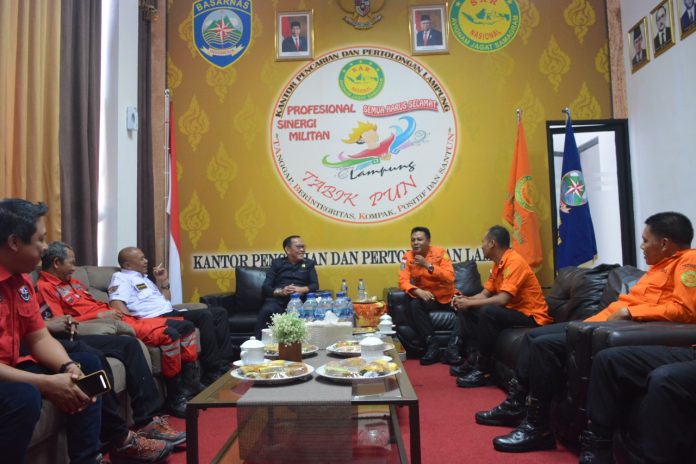 Kolaborasi Komisi V DPRD Lampung, Kepala Basarnas Sambut Baik FRBL . Foto Istimewa
