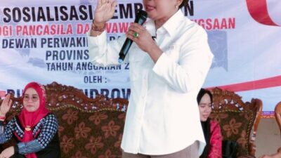 Anggota DPRD Provinsi Lampung Sosialisasikan Penerapan Pancasila Dalam Kehidupan Sehari-hari