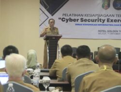Kadis Kominfotik Provinsi Lampung Buka Pelatihan Teknis Cyber Security Exercise Technical