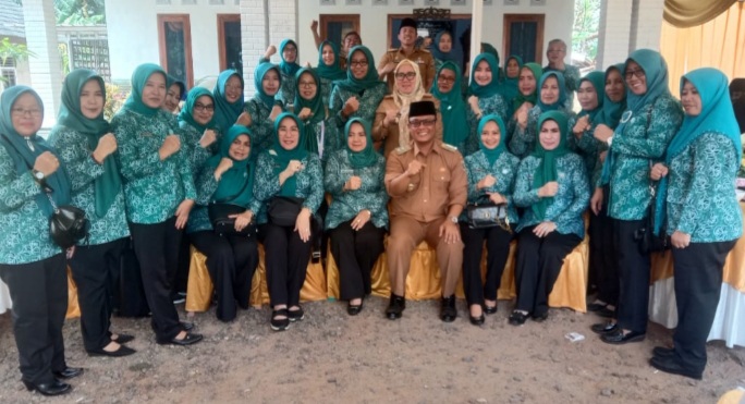 TP PKK Provinsi Lampung Melaksanakan Kunjungan Kerja di Kabupaten Lampung Tengah