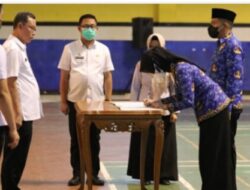 Ada 439 PNS di Lingkungan Pemprov Lampung Diambil Sumpah dan Mengucapkan Janji PNS