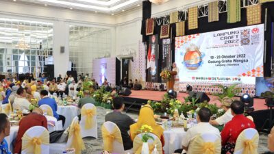 Gubernur Arinal Buka Secara Resmi Perhelatan Lampung Craft ke-3 Tahun 2022