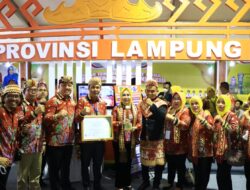 Pemprov Lampung Terima Tiga Penghargaan pada TTG Nusantara XXIII Tahun 2022