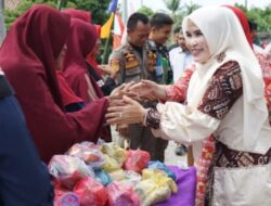 Bunda Winarni Hadiri Pengajian Bulanan BMKT Kecamatan Palas