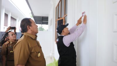 KPU Lampung Laksanakan Coklit kepada Gubernur Arinal Djunaidi di Mahan Agung