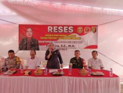 Akhiri Reses Tahap I, Kostiana Serap Aspirasi Masyarakat Gedong Air