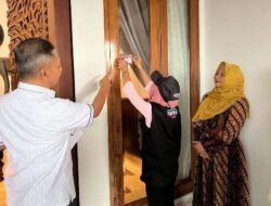 Petugas Pantarlih Coklit di Kediaman Wakil Ketua DPRD Lampung Ririn Kuswantari