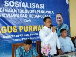 Agus Purwanto Ajak Masyarakat Sumberejo Sejahtera Amalkan Nilai-nilai Pancasila