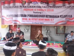 Ketut Dewi Nadi Sosialisasi Perda Pembangunan Ketahanan Keluarga