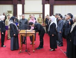 Wagub Chusnunia Lantik dan Mengambil Sumpah Jabatan 53 Pejabat Fungsional di Lingkungan Pemerintah Provinsi Lampung