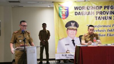 Sekdaprov Fahrizal Buka Workshop Pegiat Literasi Daerah 2023