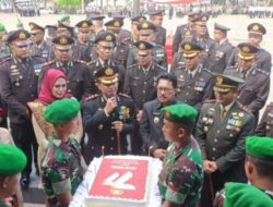 Sekretaris Daerah Kabupaten Lampung Selatan Hadiri Apel Hari Bhayangkara ke-77