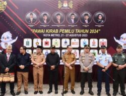 Mingrum Gumay Hadiri Kirab dan Deklarasi Pemilu 2024