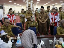 Pemprov Lampung dan PMI Gelar Kegiatan Siger Donor Darah dalam Rangka Menyambut HUT RI ke-78