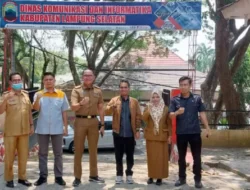 Audiensi dengan Dinas Kominfo, Bawaslu Lampung Selatan Koordinasi Terkait Indeks Kerawanan Pemilu 2024