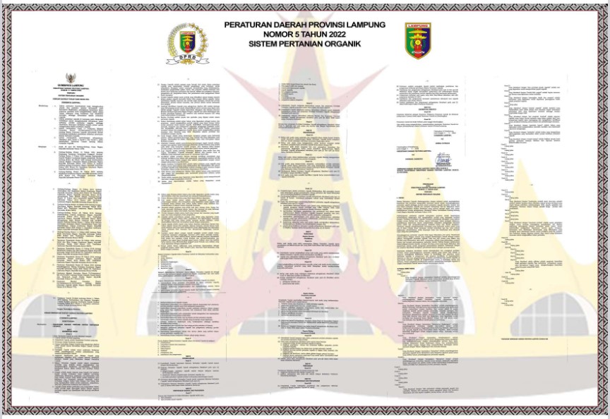 3. Peraturan Daerah Nomor 5 Tahun 2019 Tentang Sistem Pertanian Organik