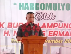 Bupati Nanang Ermanto Resmikan Gereja GKSBS Tanjung Karang Wilayah 1 Hargomulyo