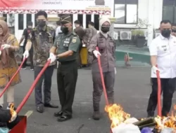 Bupati Lampung Selatan Apresiasi Kinerja Kejari Musnahkan Barang Bukti Tindak Pidana Umum