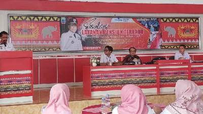 Sekretaris Daerah Lampung Selatan Thamrin, Membuka Sosialisasi Layanan Pensiun Pegawai Negeri Sipil (PNS) Tahap II