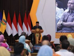 Gubernur Arinal Ajak Masyarakat Songsong Tahun Baru dengan Semangat Baru Mewujudkan Lampung Berjaya Dalam Rangka Doa Bersama dan Ramah Tamah Tahun Baru 2024 di Mahan Agung 
