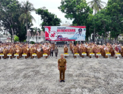 Thamrin Kembali Ingatkan Kedisiplinan Pada Apel Perdana di Tahun 2024