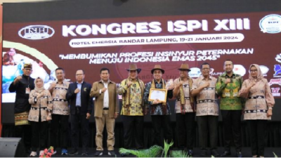 Buka Kongres XIII PB ISPI, Gubernur Arinal Dorong Insinyur dan Sarjana Peternakan Berkolaborasi dengan Stakeholder Wujudkan Sektor Peternakan Lokomotif Pembangunan Pertanian Indonesia Tahun 2024