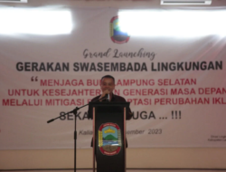 Bupati Lampung Selatan Launching Gerakan Swasembada Lingkungan Tahun 2023