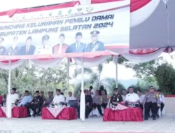 Launching Kelurahan Pemilu Damai, Polres Lampung Selatan Komitmen Ciptakan Pemilu Damai Tahun 2024