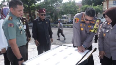 Ketua Komisi I DPRD Lamsel Dwi Riyanto Hadiri Launching Kelurahan Pemilu Damai 2024