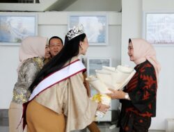 Gubernur Arinal dan Ibu Riana Terima Audiensi Finalis Puteri Indonesia Tahun 2024 Asal Lampung Nabilah Balqis di Mahan Agung Tahun 2024
