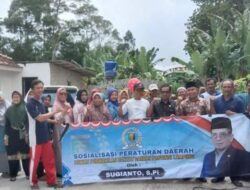 Anggota DPRD Provinsi Lampung Sugianto Beri Bantuan Pembangunan Jalan Tahun 2024