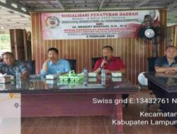Ketua DPRD Lamsel Sosialisasikan Perda No 3 Tahun 2020