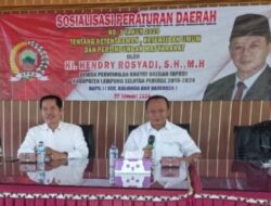 Ketua DPRD Lamsel Hendri Rosyadi Ajak Masyarakat Jaga Ketentraman dan Ketertiban di Tahun Politik