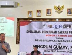 Mingrum Gumay Hargai Aspirasi yang Disampaikan Oleh Pemuda Karang Taruna Tahun 2024