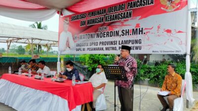 Watoni Noerdin Sosialisasi Pembinaan Pancasila dan Wawasan Kebangsaan Tahun 2024