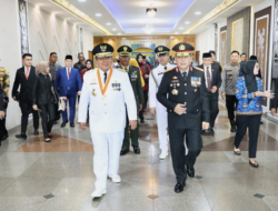 Upacara Peringatan Hari Jadi ke- 60 Provinsi Lampung di Lapangan Korpri, Kantor Pemerintah Provinsi Lampung Tahun 2024