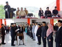 13 Pejabat Struktural Eselon II, III dan IV di Lingkup Pemkab Lampung Selatan Resmi Dilantik, Ini Pesan Sekda Thamrin