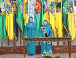 Ketum TP PKK Pusat Lantik Pj. Ketua TP PKK dan Pembina Posyandu Provinsi Lampung