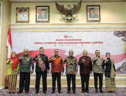 Pj. Gubernur Lampung Samsudin menghadiri Pengukuhan Otto Fitriandy sebagai Kepala OJK Provinsi Lampung
