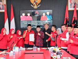 Nanang Ermanto Resmi Kantongi Rekom PDI Perjuangan di Pilkada Lampung Selatan