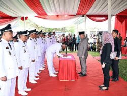 21 Kepala Desa se-Kecamatan Jati Agung Dikukuhkan Bupati Lampung Selatan, Ini Pesan Nanang Ermanto