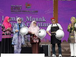 Pj. Ketua TP PKK Provinsi Lampung Buka Lomba Masak Nasi Goreng Krakatau Dalam Rangka Festival Krakatau XXXIII 2024