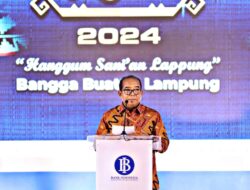 Pj. Gubernur Samsudin Dorong Generasi Muda Berperan Majukan UMKM di Acara Lampung Begawi 2024