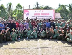 300 Personel Linmas se-Kecamatan Natar Siap Kawal Pilkada Serentak 2024